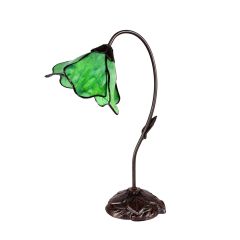 G&G Brothers TL-AL/6GR Green Lotus Table Lamp