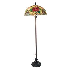 G&G Brothers TL-F202010A/KG Red Camellia Floor Lamp