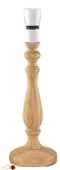TLWD35 Straight Natural Timber Table Lamp (Base only)
