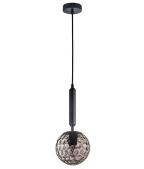 CLA Trattino2 1lt Pendant Light - Smoke Glass