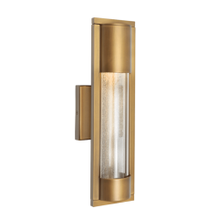 Marburg Aged Brass Wall Light IP44 - GU-10