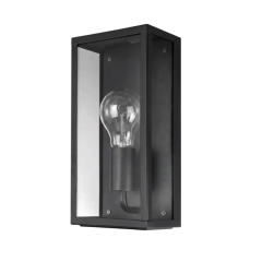 Vancouver Black Large Exterior Wall Light MLXVE27FLM