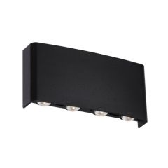 Eyvor 8LT Up/Down Light Black CCT, IP65