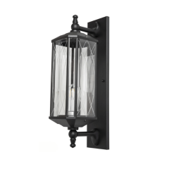 Panama Black Exterior Wall Light