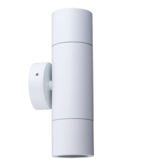 CLA PGUDWH - White Up / Down Pillar Light - 2 x GU10