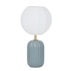 Wilton Steel/White FU3461 Table Lamp