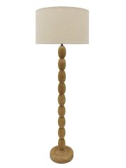 Anya Brown Wooden 972205 Floor Lamp