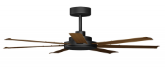 Calibo Alula 80inch Black / Koa ceiling fan