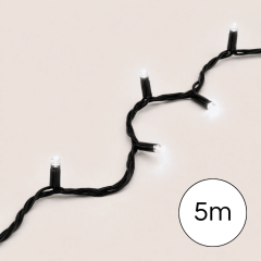Lumenesk Fairy (5m) Cool LED/Black wire