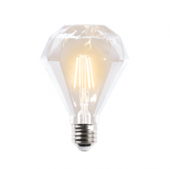 Mercator Lighting Diamond 4W E27 2700K LED Dimmable Globe 9E27LED19DC