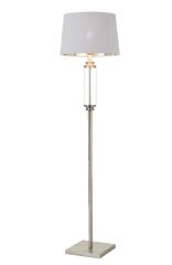 Dorcel Floor Lamp Nickel White