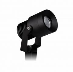 Unios Emerald Black 5watt Garden Spike Light - Black
