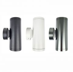 Ailia Imports Force 2 x 12watt LED Up / Down Pillar Lights