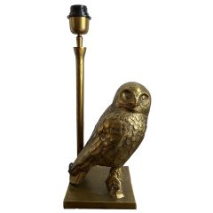 Owl Antique Gold LAM402 BASE ONLY