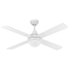 Mercator Lighting Lonsdale 48" White Ceiling Fan With Light