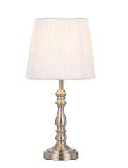 Telbix Lighting Vida Nickel Table Lamp