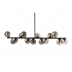 Pasadena Black / Smoke 14 Light Pendant