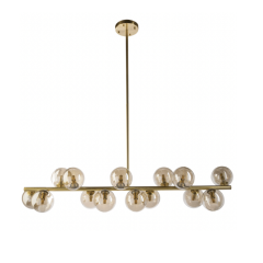 Pasadena Gold / Amber 14 Light Pendant