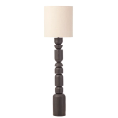 Savanah Resin Floor Lamp FU3511 Natural Black