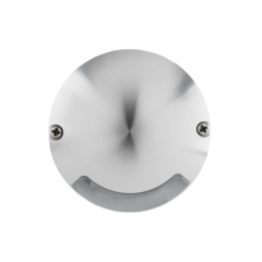 Havit Lighting Dome Recessed One Way Deck Light Silver Warm White Top View