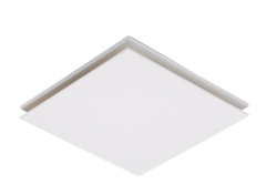 Flow 240 Square Exhaust Fan White MXFFS25W