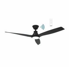 Triumph DC 52" Matt Black Smart Fan (with light) 