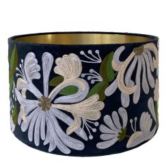 Honeysuckle Velvet Drum Navy Multi SHD1323 SHADE ONLY