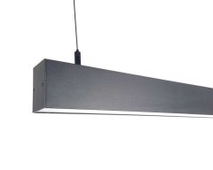 Slender Black Linear Pendant lights