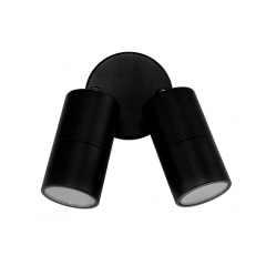 HV1327-GU10T-Blk Tivah 2 Light Adj Spot Ext Light