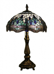 G&G Brothers TL-14279A/615M Blue Dragonfly Table Lamp