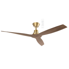 Triumph DC 52" Antique Bronze / Walnut Smart fan MDCT133AWN