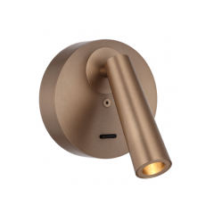 Lodan Copper 1LT Wall Spotlight 3watt 3000K