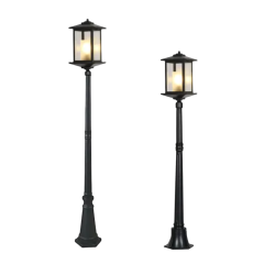 Barnet Black Exterior Post Light - 2 Sizes 