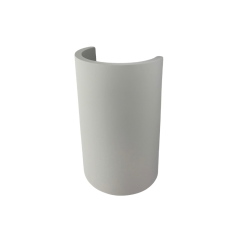 Huntley White Plaster Wall Light