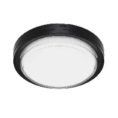 Viggo Black Round 16w LED Bunker IP65