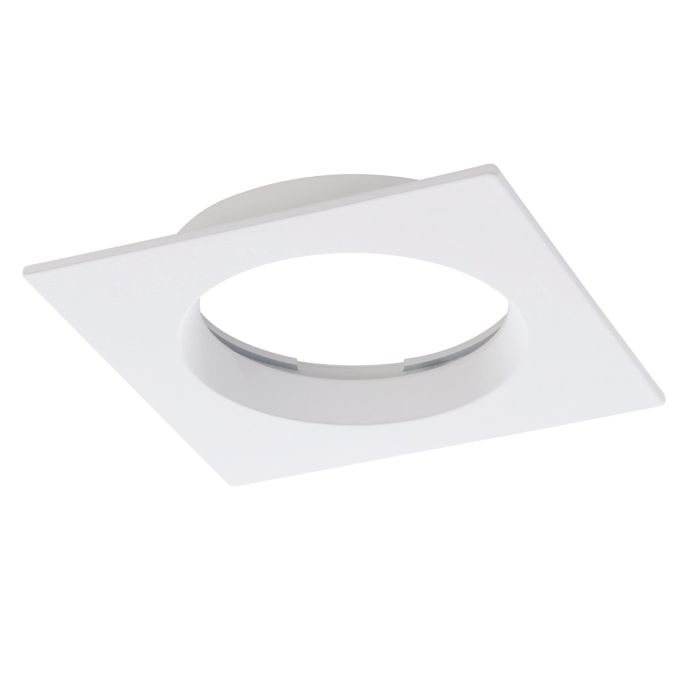 Eglo Roystar Square Face Plates - White - 110mm x 110mm