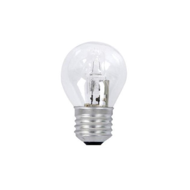 Lusion Lighting Fancy Round 28W E27 3000K Clear Halogen Globe