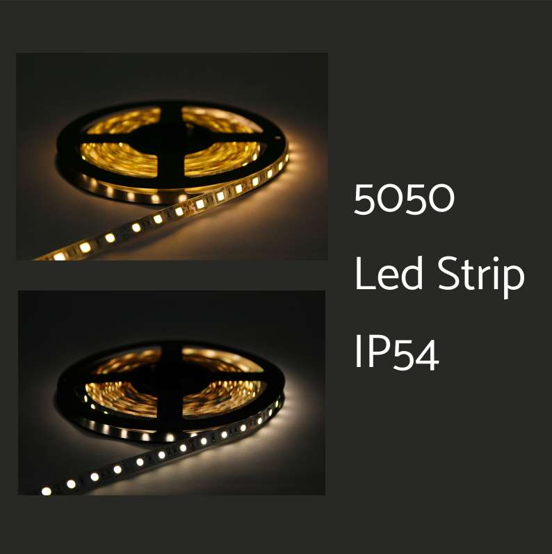 5050 LED Strip Lighting - IP54 Coated - 