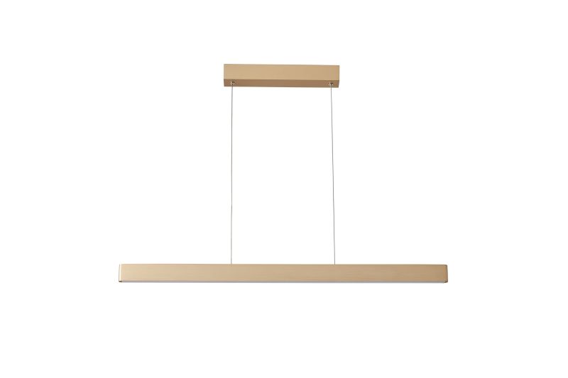 Ailia Imports Dalton Brushed Brass Linear Pendant
