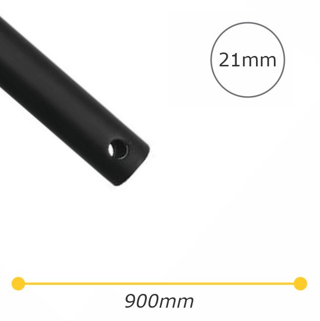 Eglo  Bondi Black & Waikiki Black Ceiling Fan 900mm Extension Rod 203631