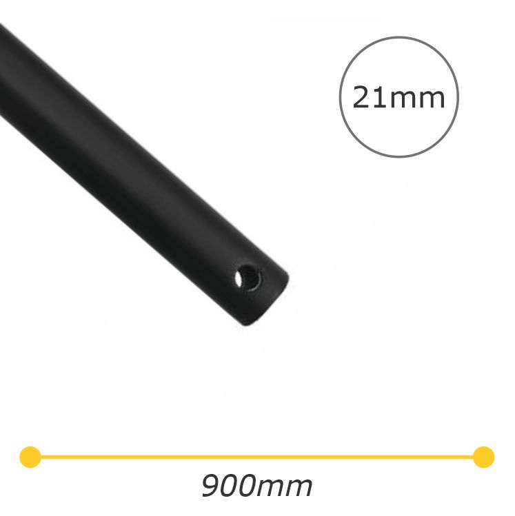 Eglo Surf DC Ceiling Fan 900mm Extension Rod - Black