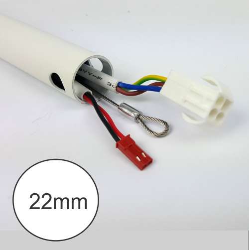 Ventair Spyda Ceiling Fan Extension Rod White