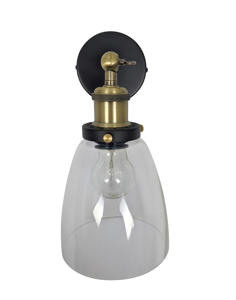 Albion 1LT Antique Brass Wall Light AW-2119-AB