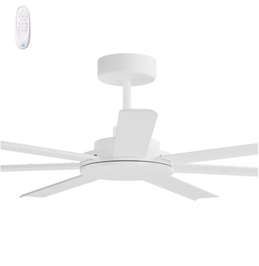 Alula 80inch Aluminium DC Ceiling Fan - All White