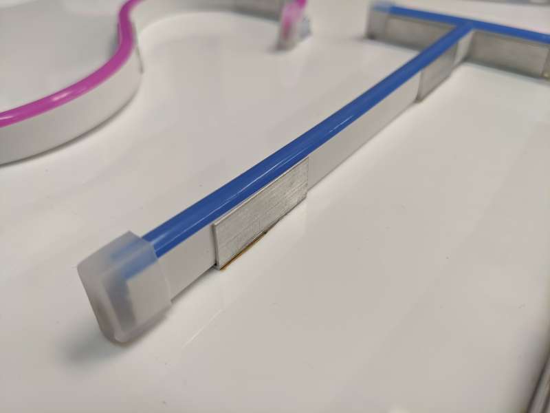 Flexi Neon LED Strip Lighting | Black end cap