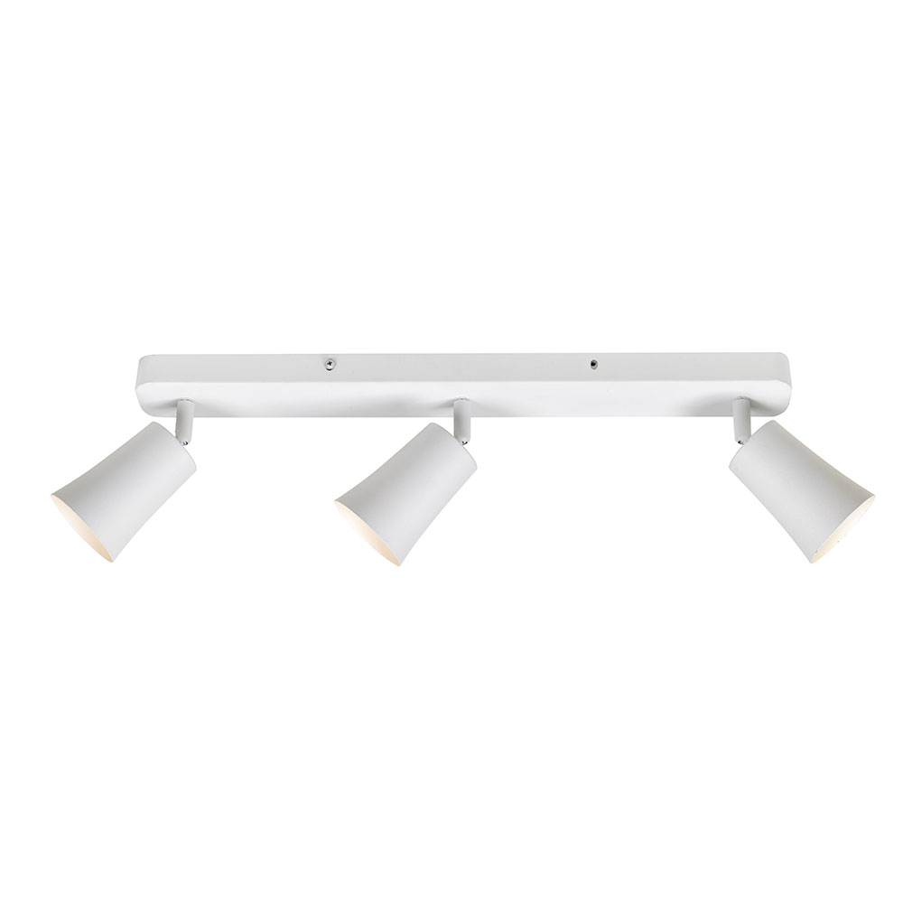 Telbix Alvey White GU-10 Spotlights - 3 Light model