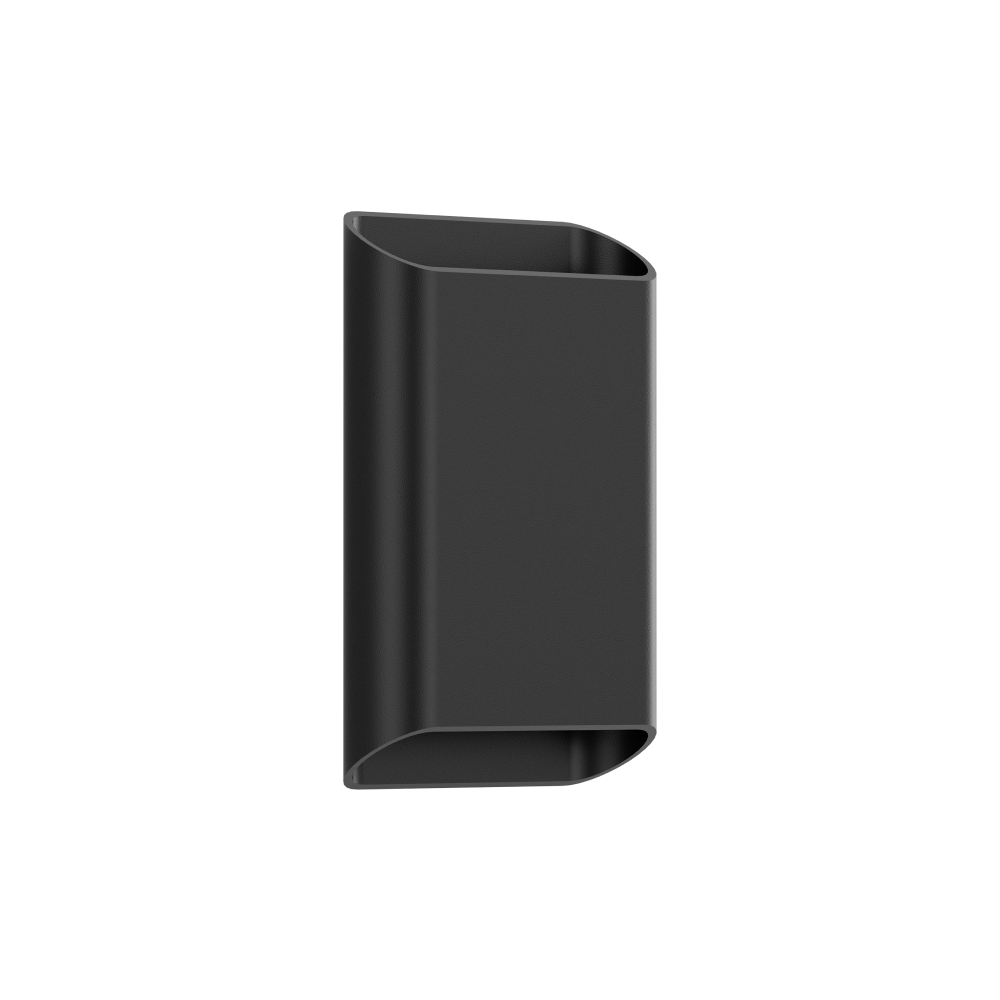 Unios Lighting Basc Medium Fixed Two Black Exterior Wall Light