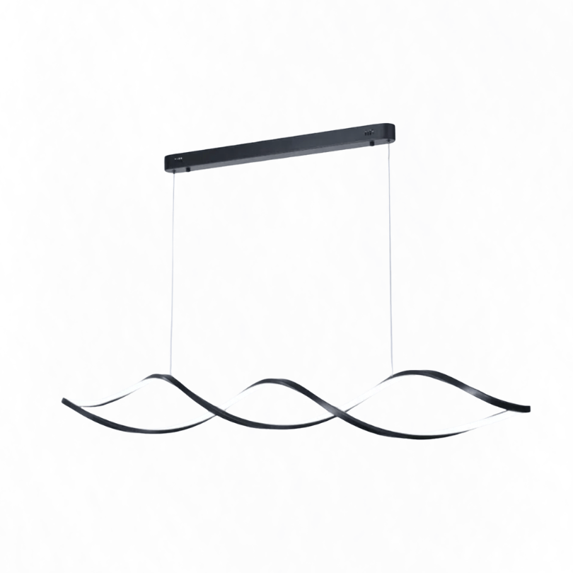 Kingston Linear Twist Pendant- black