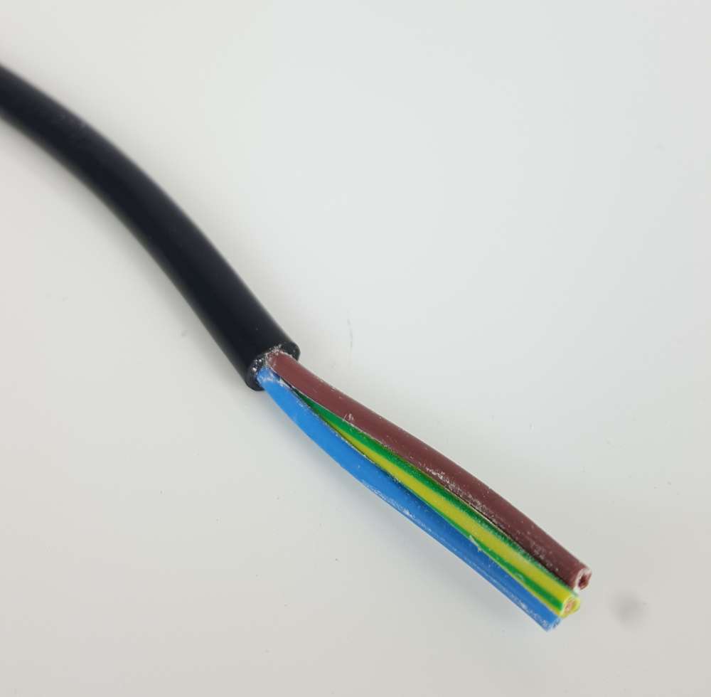 3 Core Black Lighting Cable