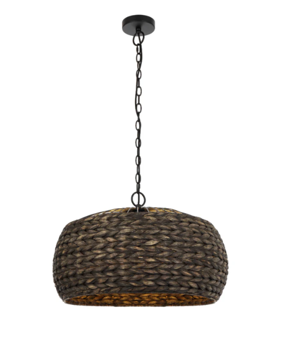 Telbix Lighting Antera Black 600 Pendant